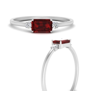 Past Present Future Ruby Ring