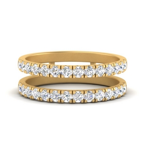 Double Diamond Band For Ring