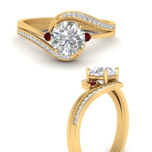 swirl-milgrain-round-diamond-engagement-ring-with-ruby-in-FD10062RORGRUDRANGLE3-NL-YG