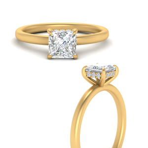 Princess Cut Lab Grown Diamond Rings