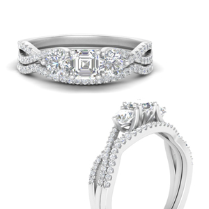 asscher-cut-twisted-floral-prong-diamond-wedding-set-in-FD10257AS-ANGLE3-NL-WG