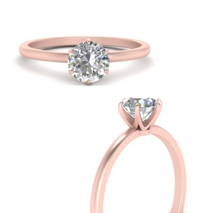 Classic Moissanite Solitaire Ring