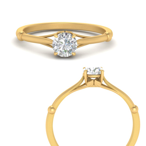 nature-round-cut-inspired-solitaire-engagement-ring-in-FD10360RORANGLE3-NL-YG