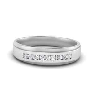 3.50-Mm-texture-design-band-with-diamond-in-FD10373B-NL-WG