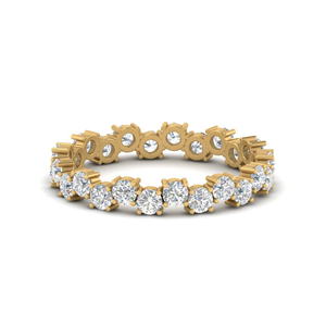 Round Cut Eternity Bands