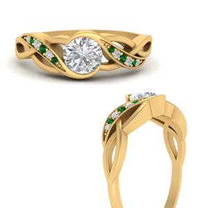 half-bezel-braided-emerald-engagement-ring-in-FD10469RORGEMGRANGLE3-NL-YG