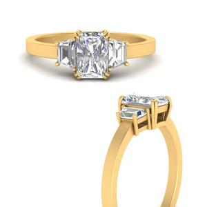 radiant-cut-diamond-3-stone-ring-with-baguette-in-FD10475RARANGLE3-NL-YG