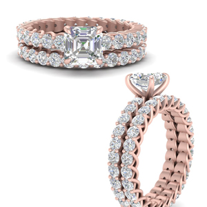 trellis-asscher-cut-eternity-diamond-wedding-ring-set-in-FD10491ASANGLE3-NL-RG