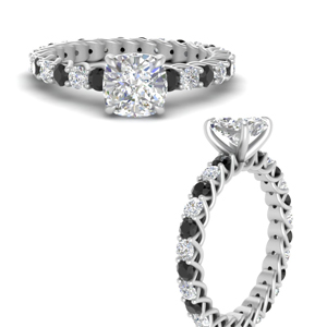 trellis-cushion-cut-eternity-black-diamond-engagement-ring-in-white-gold-FD10491CURGBLACKANGLE3-NL-WG