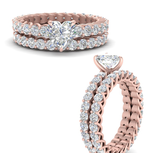 trellis-heart-shaped-eternity-diamond-wedding-ring-set-in-FD10491HTANGLE3-NL-RG