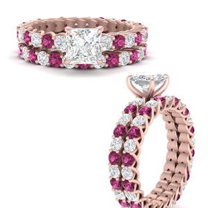 trellis-princess-cut-eternity-pink-sapphire-wedding-ring-set-in-FD10491PRGSADRPIANGLE3-NL-RG