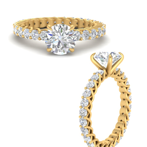3 Ct. Diamond Trellis Eternity Ring