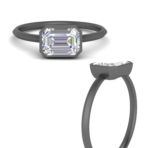 East West Bezel Diamond Ring