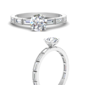 round-cut-bezel-baguette-diamond-engagement-ring-in-FD10499RORANGLE3-NL-WG