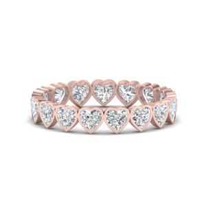 Heart Diamond Eternity Ring 2.50 Carat