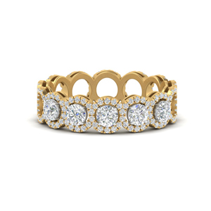 Yellow Gold Eternity Bands
