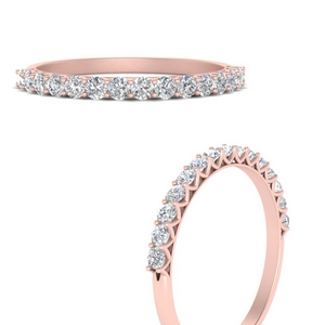 U Prong Diamond Wedding Ring