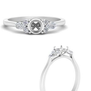 Cathedral Cluster Semi Mount Ring