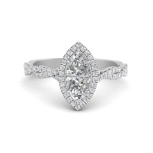 Marquise Cut Engagement Rings