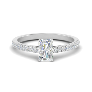 Radiant Cut Petite Engagement Rings