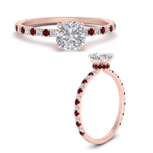 three-fourth-under-halo-cushion-cut-diamond-engagement-ring-with-ruby-in-FD9168CURGRUDRANGLE3-NL-RG