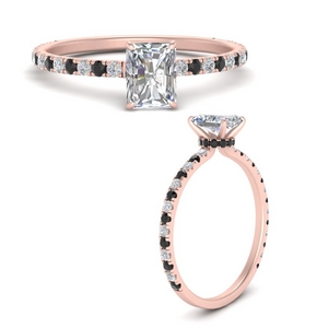 three-fourth-under-halo-radiant-cut-engagement-ring-with-black-diamond-in-FD9168RARGBLACKANGLE3-NL-RG