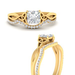 Infinity Celtic Wedding Ring Sets