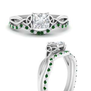Infinity Celtic Ring With Eternity Band
