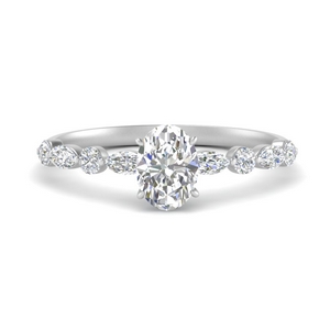 Oval Diamond Rings