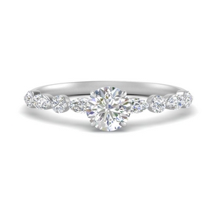 Round Cut Engagement Rings