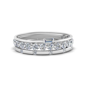 Stacking Bands For Solitaire Rings