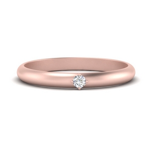 Solitaire Diamond Stackable Ring