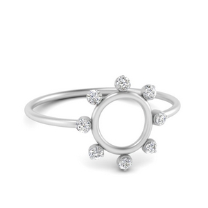 Open Circle Stackable Ring