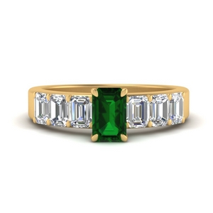 Green Engagement Rings