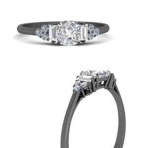 Beautiful Baguette Engagement Ring