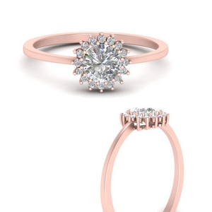 14k Rose Gold Engagement Rings
