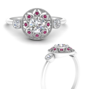 bezel-set-art-deco-round-diamond-engagement-ring-with-pink-sapphire-in-FD9747RORGSADRPIANGLE3-NL-WG