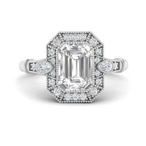 Emerald Cut Engagement Rings