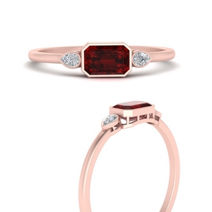 Ethical Ruby Engagement Ring