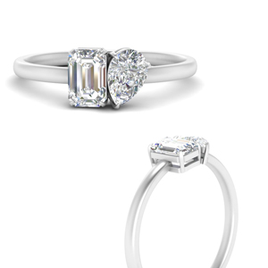 Engagement Rings - Two Stone Rings| Fascinating Diamonds