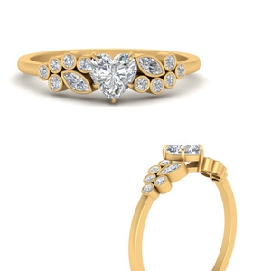 Latest Designs Of Heart Shaped Petite Engagement Rings