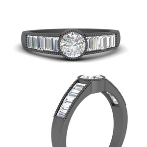 Modern Art Deco Diamond Ring
