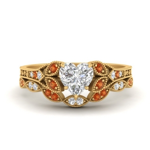 split-band-antique-heart-shaped-orange-sapphire-wedding-ring-set-in-FD9816HTGSAOR-NL-YG