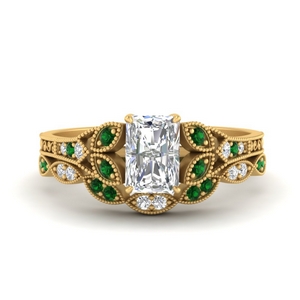 split-band-antique-radiant-cut-emerald-wedding-ring-set-in-FD9816RAGEMGR-NL-YG