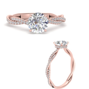 Beautiful Twisted Diamond Ring