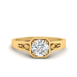 vintage solitaire ring