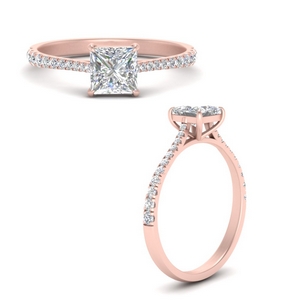 square diamond ring designs
