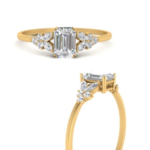 Marquise Accented Diamond Ring