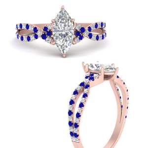 marquise-cut-split-band-pave-diamond-engagement-ring-with-sapphire-in-FD9956MQRGSABLANGLE3-NL-RG
