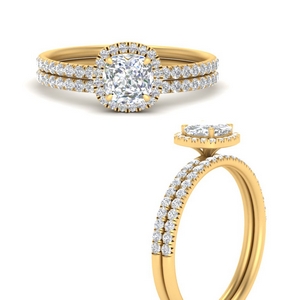cushion-cut-diamond-halo-wedding-ring-set-in-FD9957CURANGLE3-NL-YG